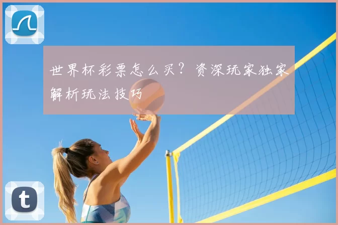 世界杯彩票怎么买?资深玩家独家解析玩法技巧